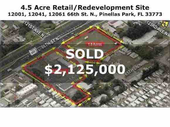 Tampa Commercial Real Estate - 12001, 12041, 12061 66th St. N., Pinellas Park, FL 33773