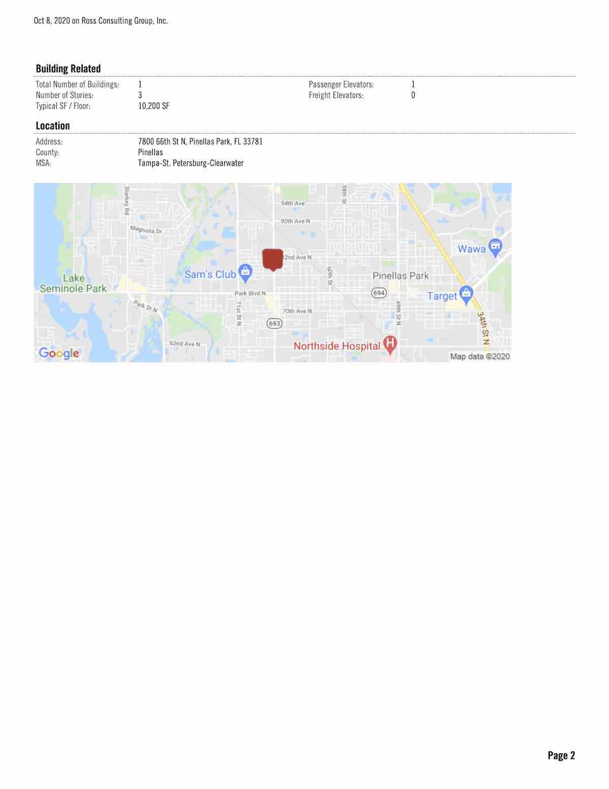 Tampa Commercial Real Estate - FOR LEASE - Pinellas Professional Center - 7800 66th St N, Pinellas Park, FL 33781 P2