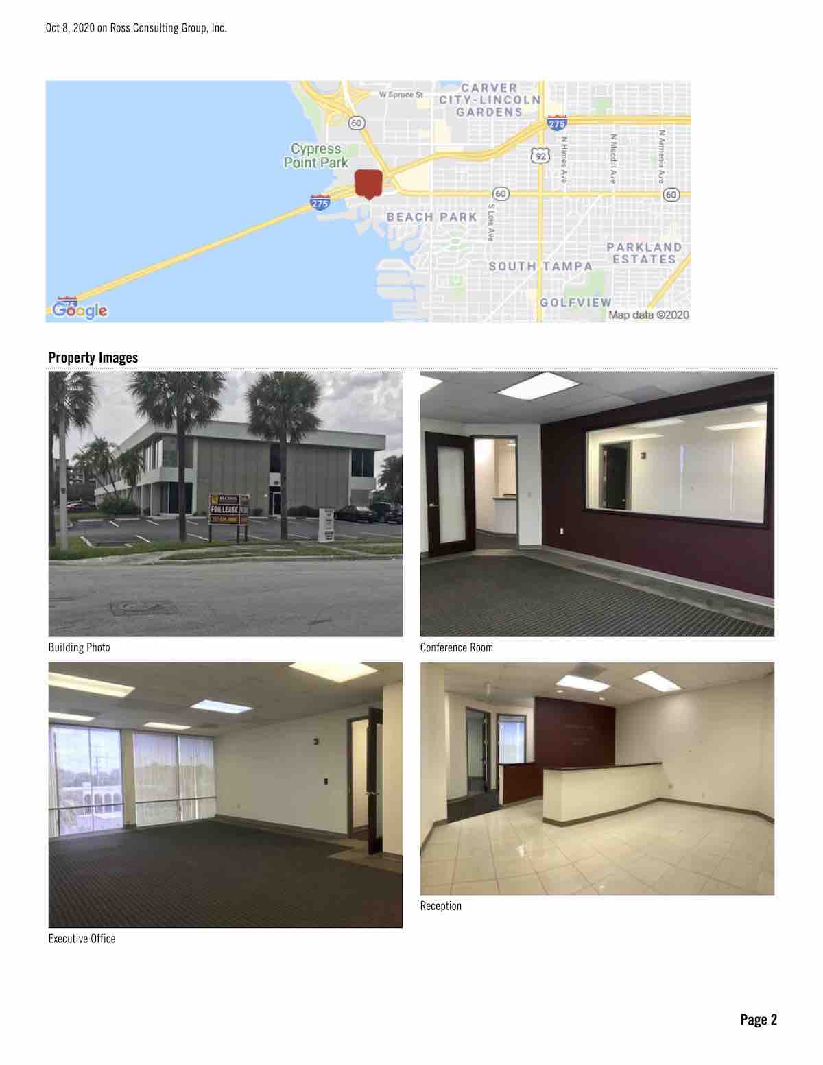 Tampa Commercial Real Estate - FOR LEASE - Westshore Office - 5415 Mariner St, Tampa, FL 33609 P2