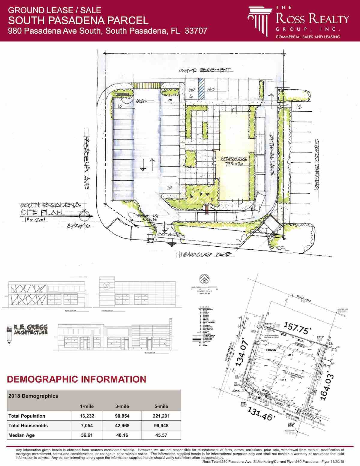 Tampa Commercial Real Estate - GROUND LEASE OR FOR SALE - South Pasadena Parcel - 980 Pasadena Ave South, South Pasadena, FL 33707 P2