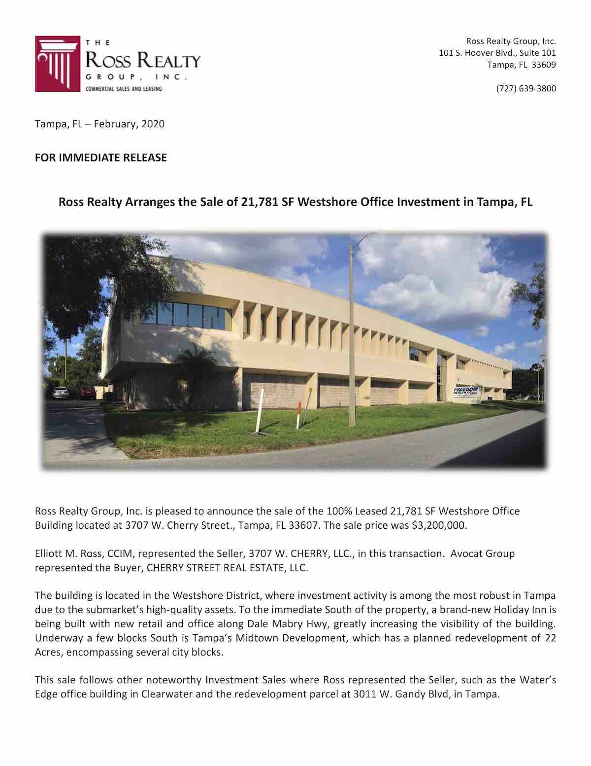 PR-20200214-Cherry St. Press Release P1