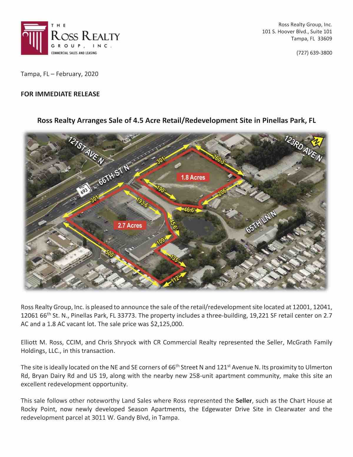 PR-20200218-Pine Lake Press Release P1