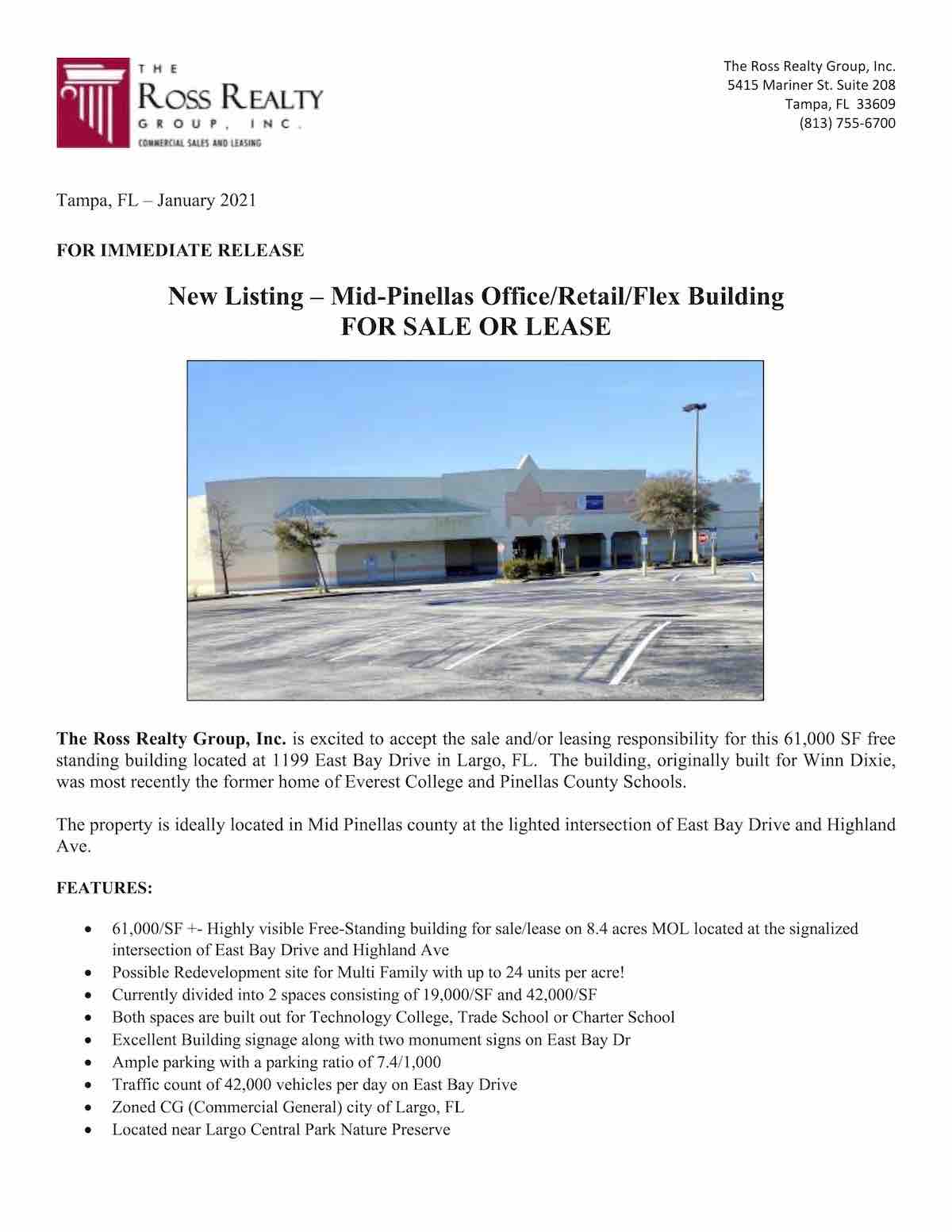 RRG-NewListingPR - 1199 East Bay Drive in Largo, FL 1-21 P1