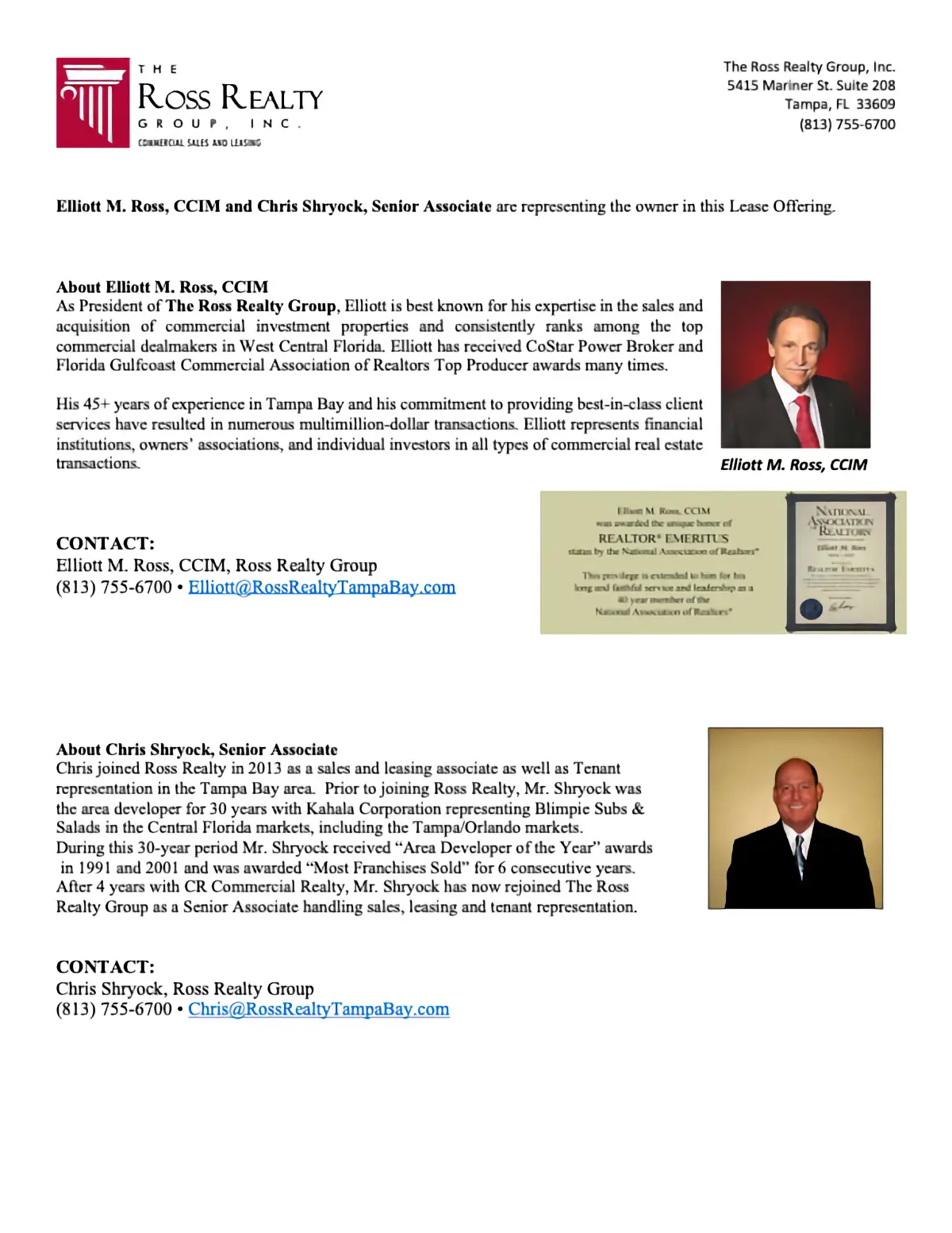 NEW LISTING - Ross Realty Group - The DeBartolo Building