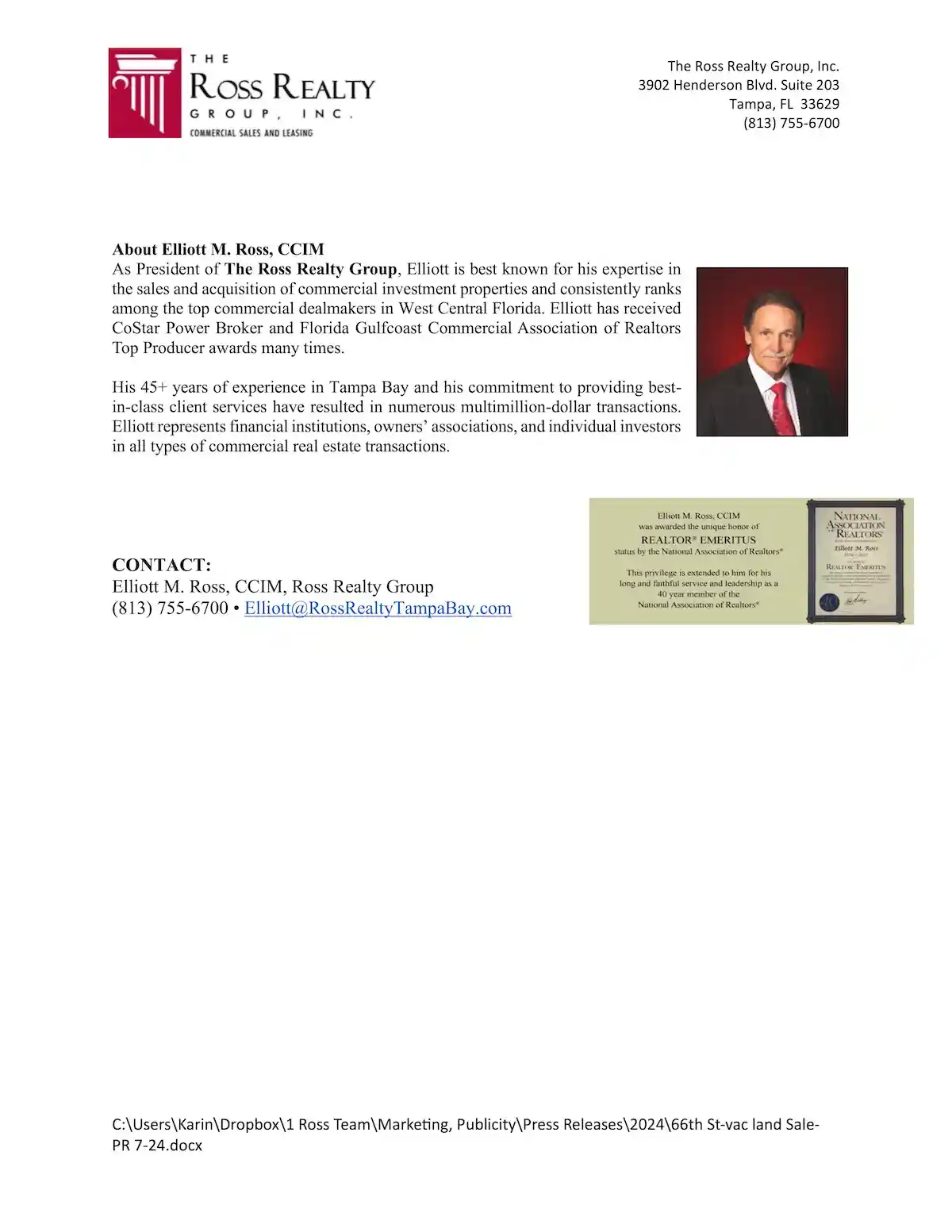 66th St-vac land Sale