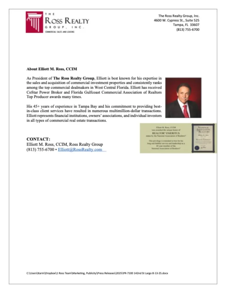 SOLD - 7100 and 6990 142nd Ave. North, Largo, FL Pg02