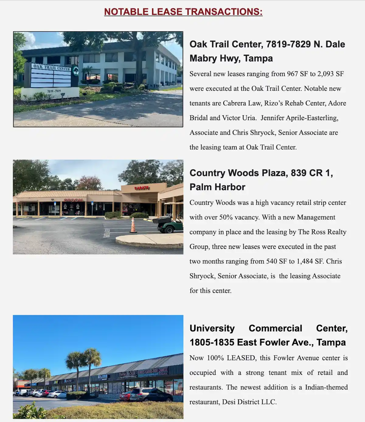 Ross Realty Tampa Bay 2025 Q3 Report - Page 03